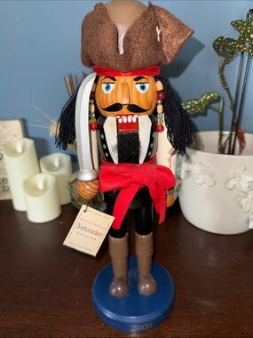 Limited Edition Pirate Nutcracker - Red & Brown